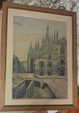 Disegno acquerello carta usato  Ponte in Valtellina