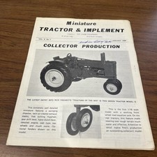 Revista miniatura de trator e implemento janeiro de 1984 produção de colecionador comprar usado  Enviando para Brazil