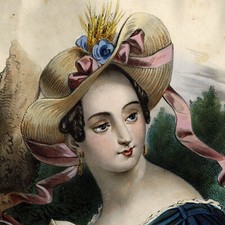 Jalousie demoiselle chapeau d'occasion  France
