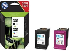 Tinteiros HP 301 preto e a cores genuínos (CH561EE + CH562EE), usado comprar usado  Enviando para Brazil