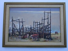 Large cow painting for sale  San Diego