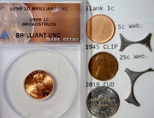 1999 error anacs for sale  Yorba Linda