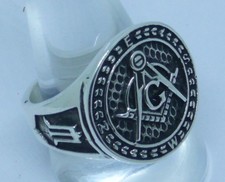 Anello massonico argento usato  Tiriolo