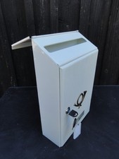 Briefkasten weiss metall gebraucht kaufen  Saalfeld/Saale