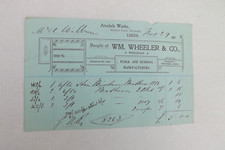 Billhead. leeds. hunslet for sale  STOURPORT-ON-SEVERN