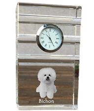 Usado, Bichon Frise,Arricciati Bichon,Tenneriffahündchen - Orologio IN Vetro Con Foto comprar usado  Enviando para Brazil