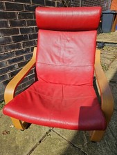 Ikea poang red for sale  BURTON-ON-TRENT