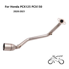 Sistema de escape modificado cabeçalho de tubo de ligação frontal para Honda PCX150 PCX125 2020-2021 comprar usado  Enviando para Brazil