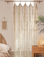 Macrame curtain panel for sale  Marion