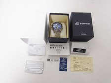 Relógio masculino CASIO EDIFICE quartzo avançado azul marinho importação reversa EM comprar usado  Enviando para Brazil
