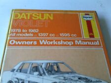 Datsun violet workshop for sale  SUDBURY