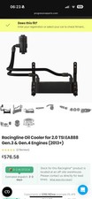 Racingline oil cooler for sale  LEICESTER