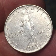 100 lire 1957 usato  San Bonifacio