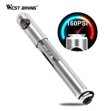 Bomba esférica WEST BIKING inflador de pneus de bicicleta bomba manual com guage de pressão 160PSI comprar usado  Enviando para Brazil