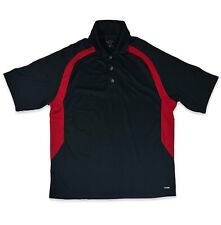 Camisa polo Champion Golf dupla seca preta e vermelha, média, usado comprar usado  Enviando para Brazil