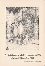 26-9C) CARTOLINA AREZZO 11 GIORNATA FRANCOBOLLO 1969 PRIMO GIRONO BASILICA comprar usado  Enviando para Brazil