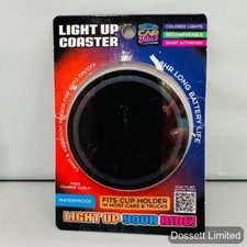 MOOD LIGHT LED LIGHT UP COASTER, suporte para copo de carro, duração da bateria de 8 horas comprar usado  Enviando para Brazil