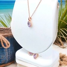 Rose gold necklace for sale  Battle Creek