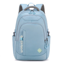 Mochila de viagem escolar azul durável multi-compartimento resistente à água comprar usado  Enviando para Brazil
