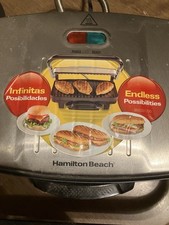 Hamilton beach panini for sale  North Providence