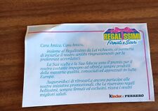 Cartolina vintage regalissimi usato  Teano