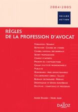 Regles profession avocat d'occasion  France