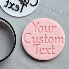 Personalised cupcake stamp for sale  HUNTINGDON