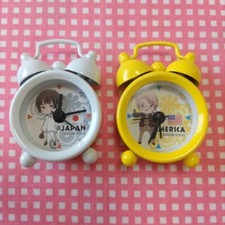 Mini despertador Axis Powers Hetalia America EUA & Japão CONJUNTO de 2 USADO SEM CAIXA comprar usado  Enviando para Brazil