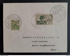 Tunisie 1946 lettre d'occasion  Paris XX