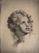 Viso donna disegno usato  Torino
