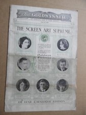 1919 The Goldwyner Goldwyn Pictures Exhibitor Guide Silent Movie Catalog RARE  segunda mano  Embacar hacia Mexico
