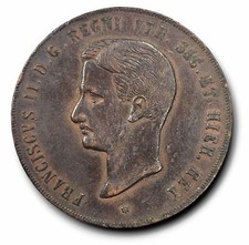 Raro tornesi 1859 usato  Rocca d'Evandro