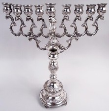 Traditional menorah judaica for sale  New York
