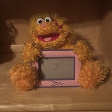 Marco de fotos Zoe de peluche Sesame Place Sesame Street 123 Smile With Me naranja 15" segunda mano  Embacar hacia Mexico