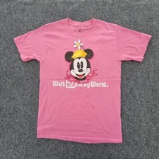 Camisa Disneylândia Feminina Pequena Rosa Disney Minnie Mouse Casual Manga Curta Tamanho P comprar usado  Enviando para Brazil