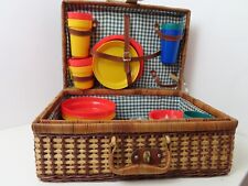 Vintage green wicker for sale  DURHAM