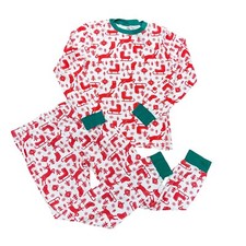 Pijamas de Natal Adult Carters Pjs 2 peças renas vermelhas brancas roupas íntimas médias, usado comprar usado  Enviando para Brazil
