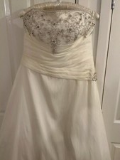 Ivory wedding dress. for sale  DARTMOUTH