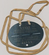 Superbe plaque identité d'occasion  Badonviller