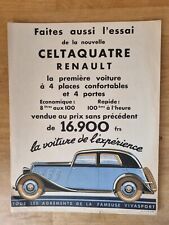 Catalogue publicitaire renault d'occasion  Paris XV