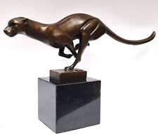 Bronze sculpture panther for sale  Shipping to Ireland