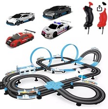 Usado, AGM MASTECH Slot Car Race Track Set 4 carros controle duplo 8.4M pista com contador comprar usado  Enviando para Brazil