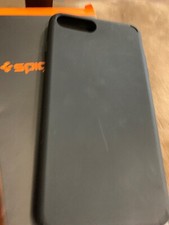 Cristal líquido Spigen - iPhone 7/8 plus - preto fosco (riscos menores comprar usado  Enviando para Brazil