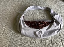 Bolsa de viagem IPrimio roxa para cães e gatos marrom bolinhas pequena para animais de estimação comprar usado  Enviando para Brazil