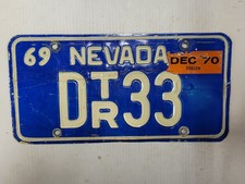 Etiqueta de placa de licença 1970 Nevada DOUGLAS TRAILER comprar usado  Enviando para Brazil