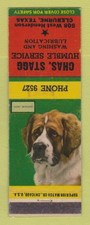 Capa Matchbook - Humble oil gas Chas Stagg Cleburne TX St Bernard LAMINADA comprar usado  Enviando para Brazil