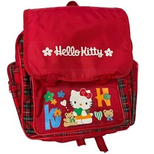 Mochila Sanrio Hello Kitty vermelha livro escolar mochila 1976 1987 Japão comprar usado  Enviando para Brazil