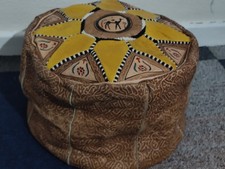 Handmade moroccan pouffe for sale  HOUNSLOW