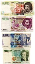 Italia lotto banconote usato  Vittorio Veneto