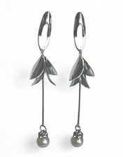 Silver tone petal for sale  Round Rock